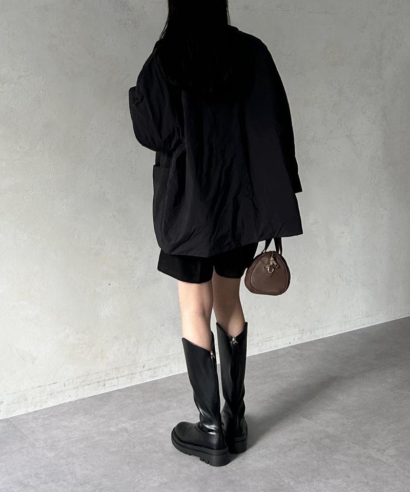 BIGカラー中綿ミドルジャケット