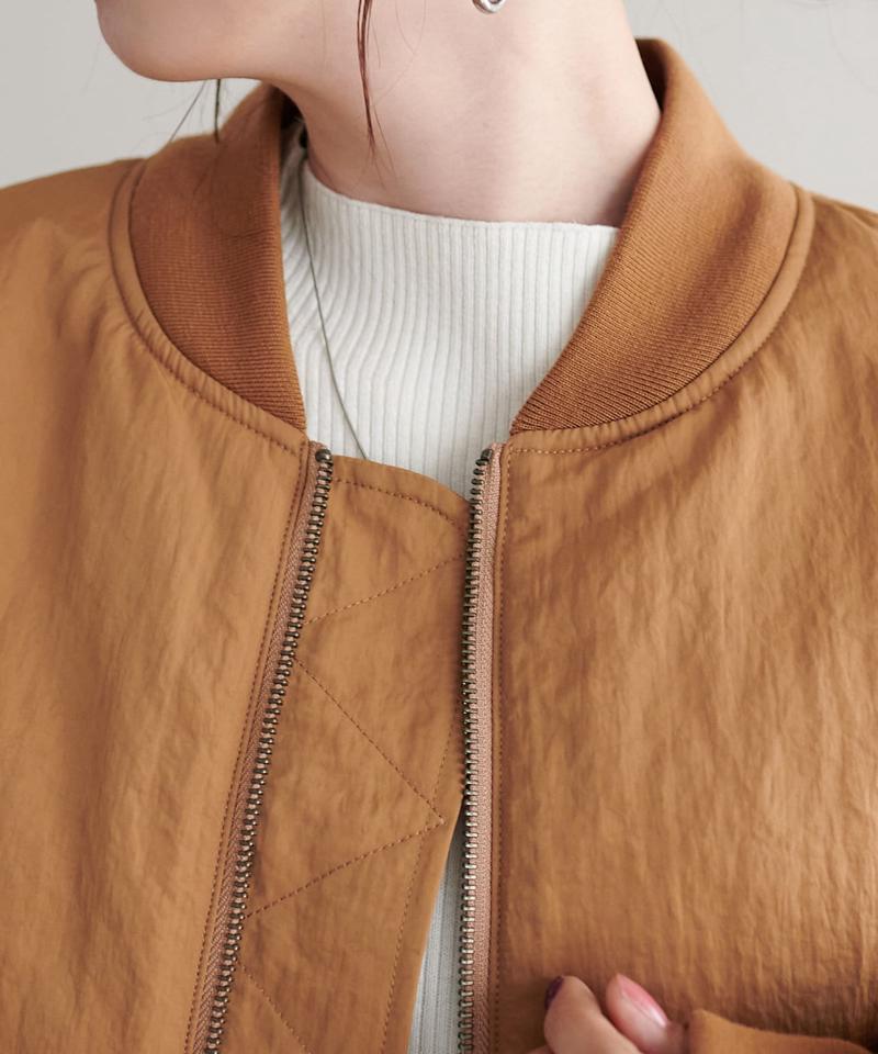 【軽量アウター/ユニセックス/WEB限定】メモリーボンバーブルゾン