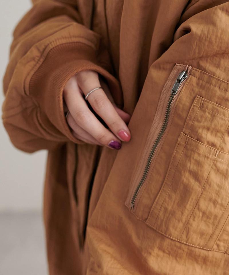 【軽量アウター/ユニセックス/WEB限定】メモリーボンバーブルゾン