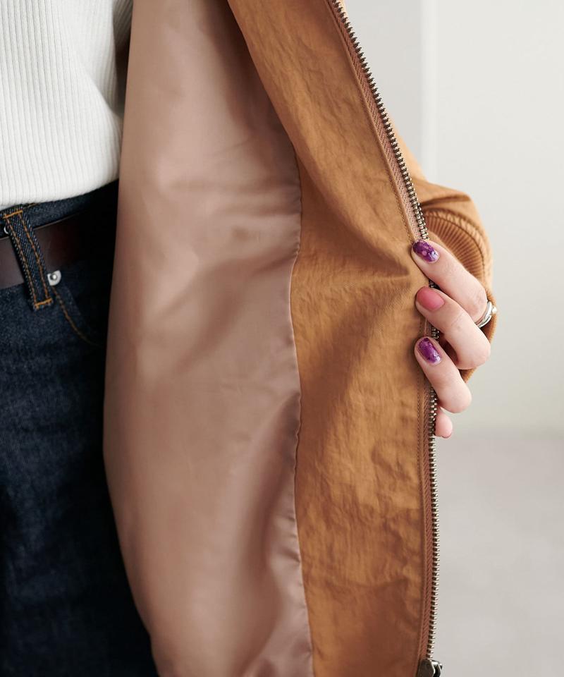 【軽量アウター/ユニセックス/WEB限定】メモリーボンバーブルゾン