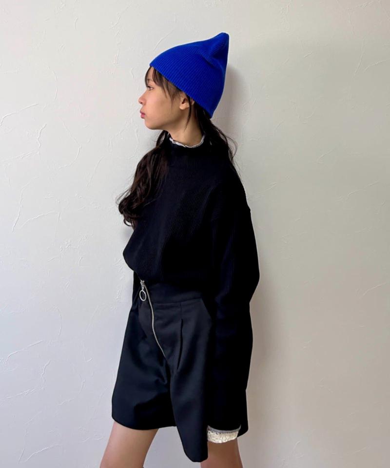 【KIDS】配色リブステッチタートル