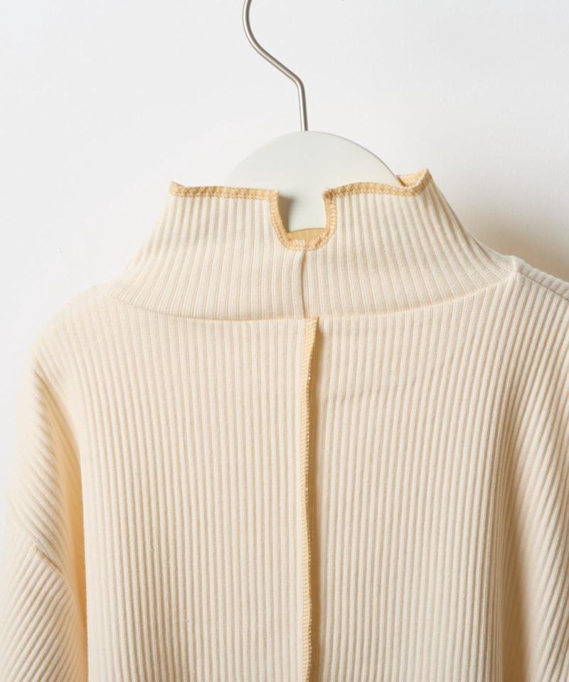 【KIDS】配色リブステッチタートル