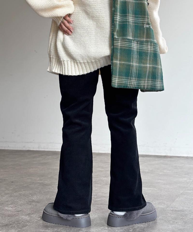 【新色/コーデュロイ】フレアデニム