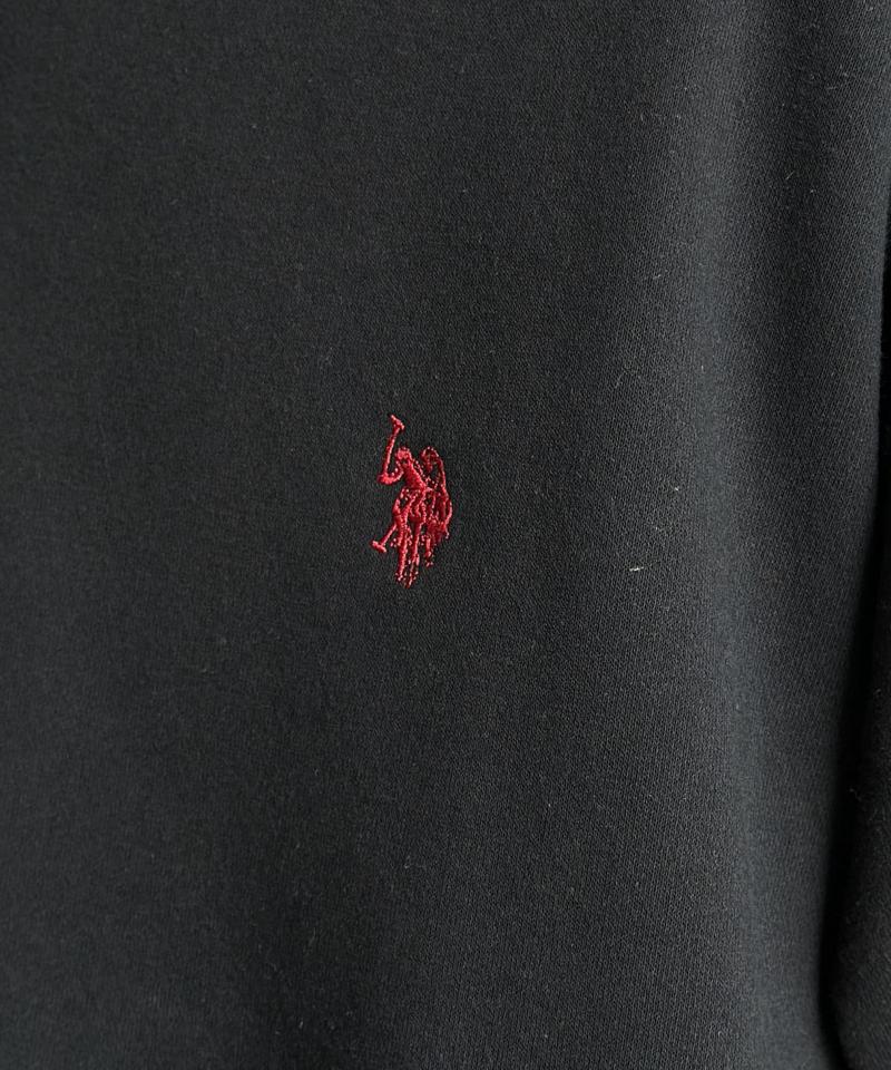 【U.S. POLO ASSN.】1ポイント刺繍裏起毛スウェット