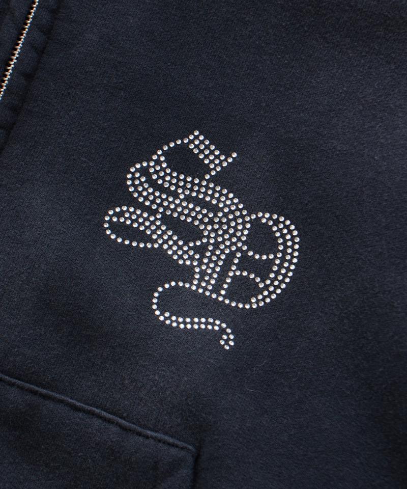 【SLOPPY/スロッピー】ラインストーンジップパーカー