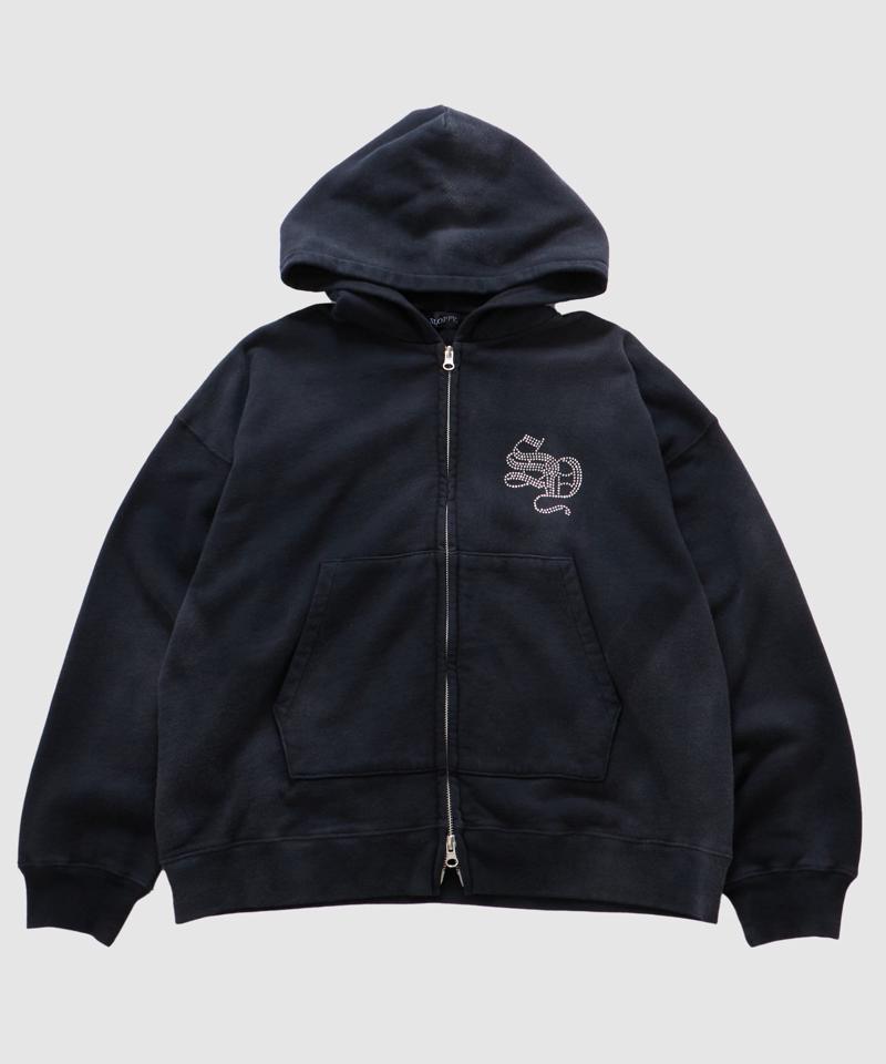 【SLOPPY/スロッピー】ラインストーンジップパーカー