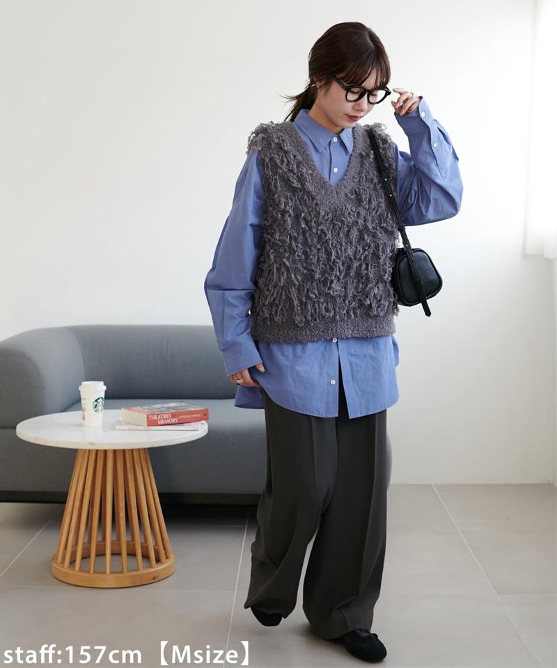 【＠yuyukekelife・＠yuko_416監修】欲張り2タックワイドパンツ