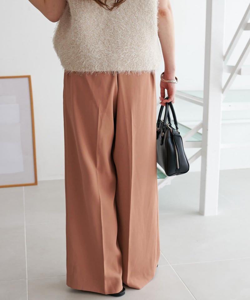 【＠yuyukekelife・＠yuko_416監修】欲張り2タックワイドパンツ