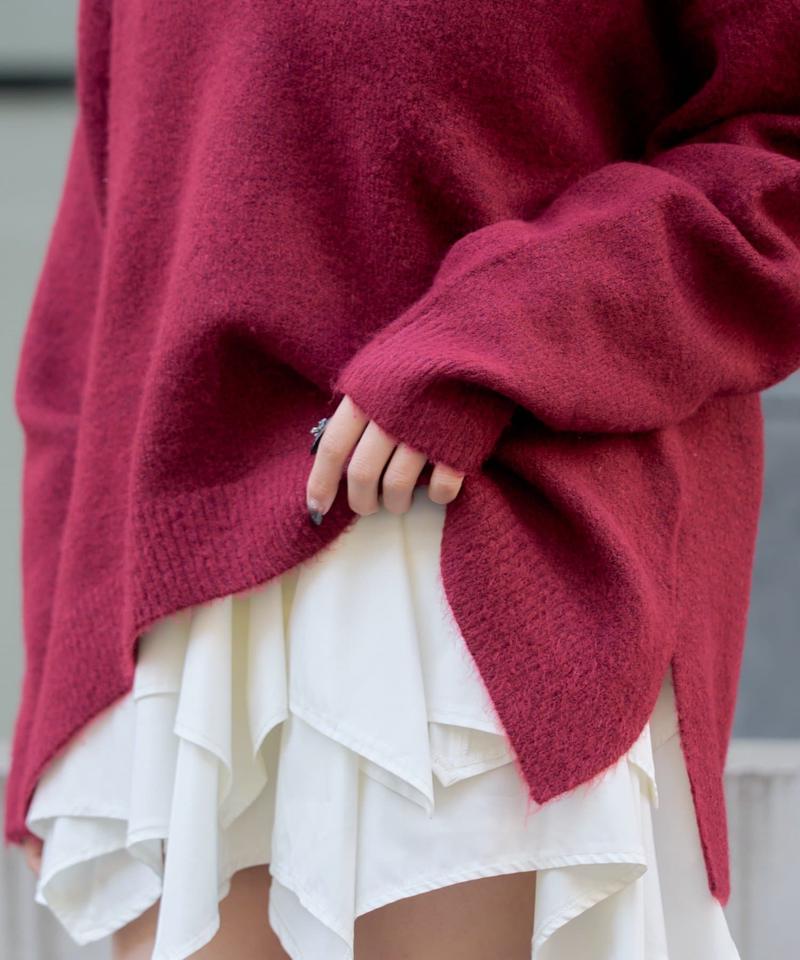 【WEB限定 / リバイバル】スキッパーポロ刺繍ニット　/　襟付きニット