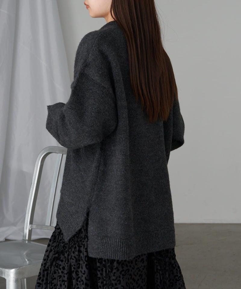 【WEB限定 / リバイバル】スキッパーポロ刺繍ニット　/　襟付きニット