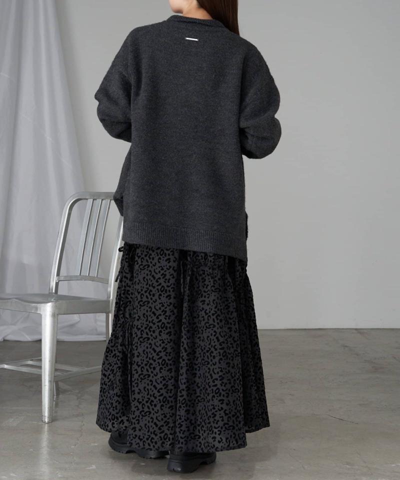 【WEB限定 / リバイバル】スキッパーポロ刺繍ニット　/　襟付きニット