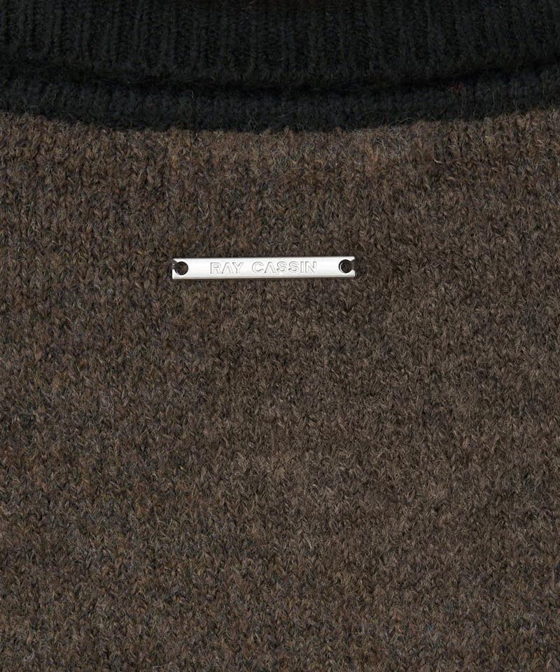 【WEB限定 / リバイバル】スキッパーポロ刺繍ニット　/　襟付きニット