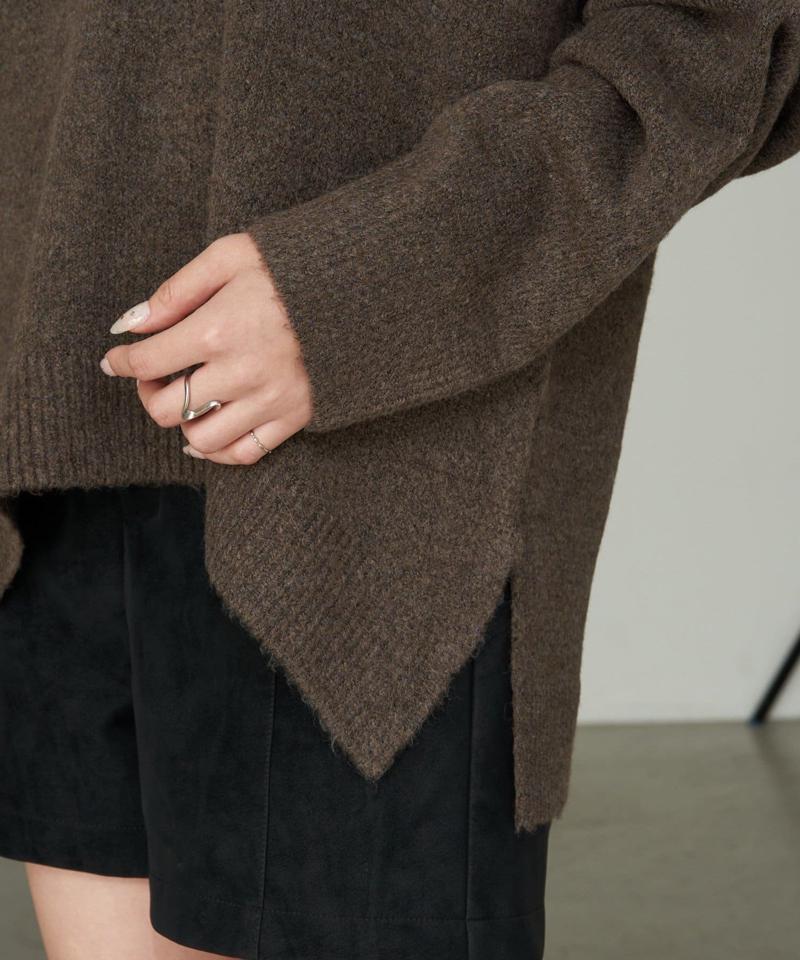 【WEB限定 / リバイバル】スキッパーポロ刺繍ニット　/　襟付きニット