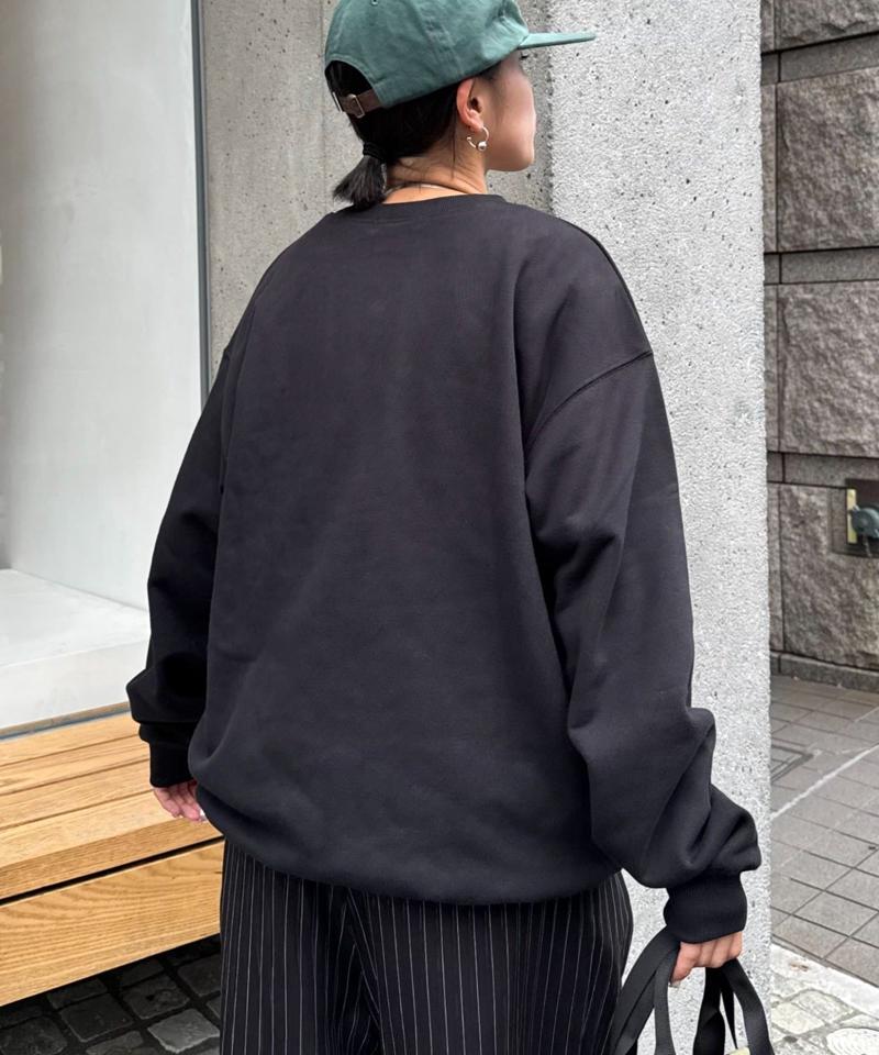 【WEB限定】【UNISEX】メッセージロゴ裏毛スウェット