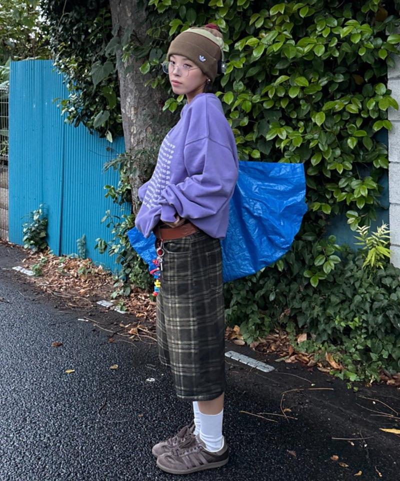 【WEB限定】【UNISEX】メッセージロゴ裏毛スウェット