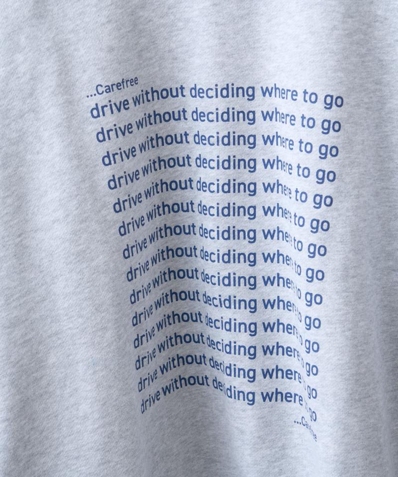 【WEB限定】【UNISEX】メッセージロゴ裏毛スウェット