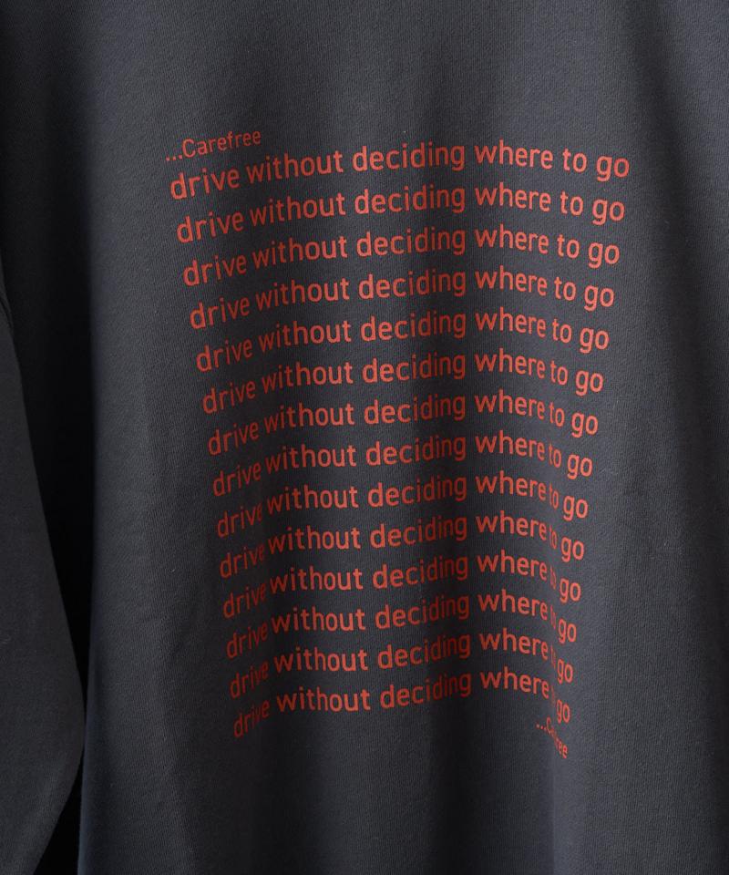 【WEB限定】【UNISEX】メッセージロゴ裏毛スウェット