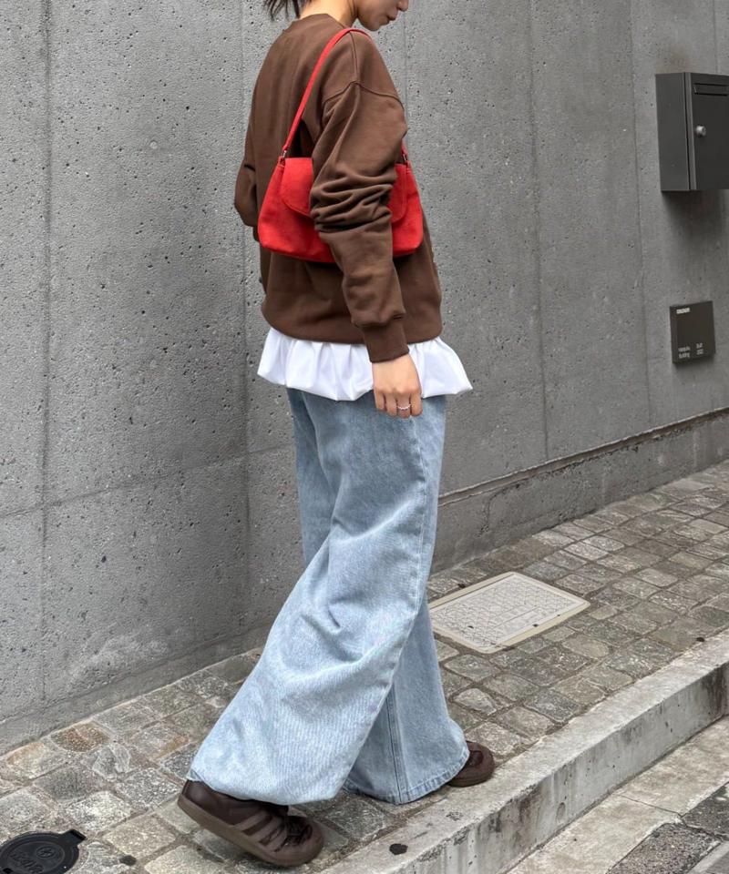 【WEB限定】【UNISEX】メッセージロゴ裏毛スウェット