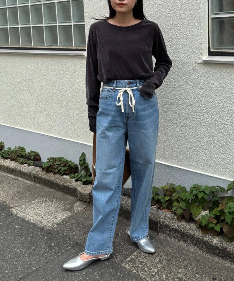 【WEB限定/今買って秋まで使える】シアーフロッキーベロア見えメロートップス