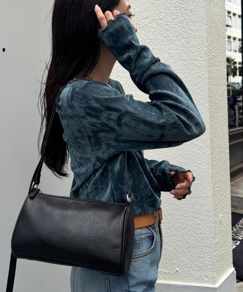 【WEB限定/今買って秋まで使える】シアーフロッキーベロア見えメロートップス