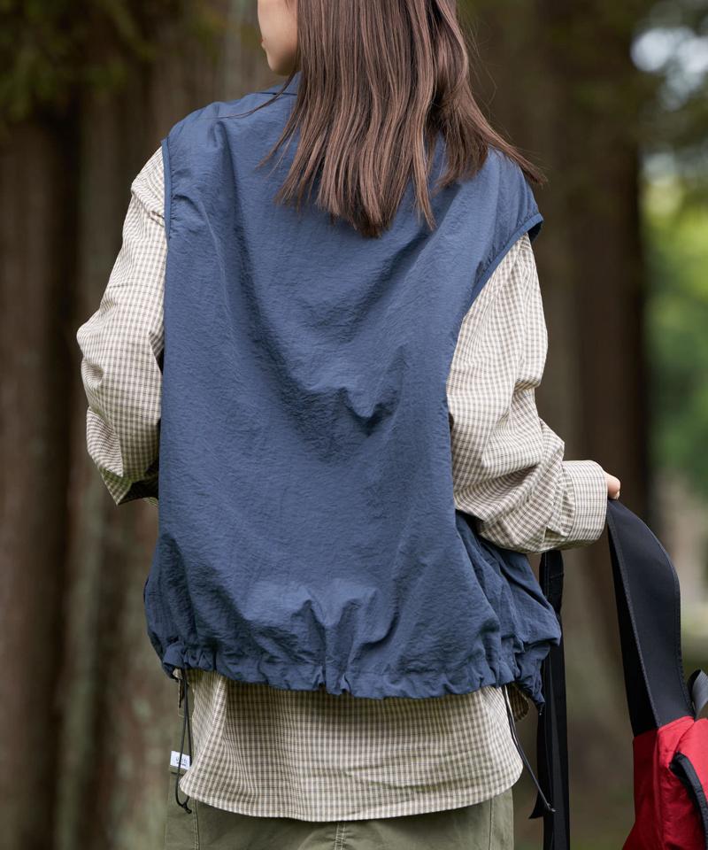 【WEB限定】【BIRDER×BIRDMANIA】チェック刺繍シャツ