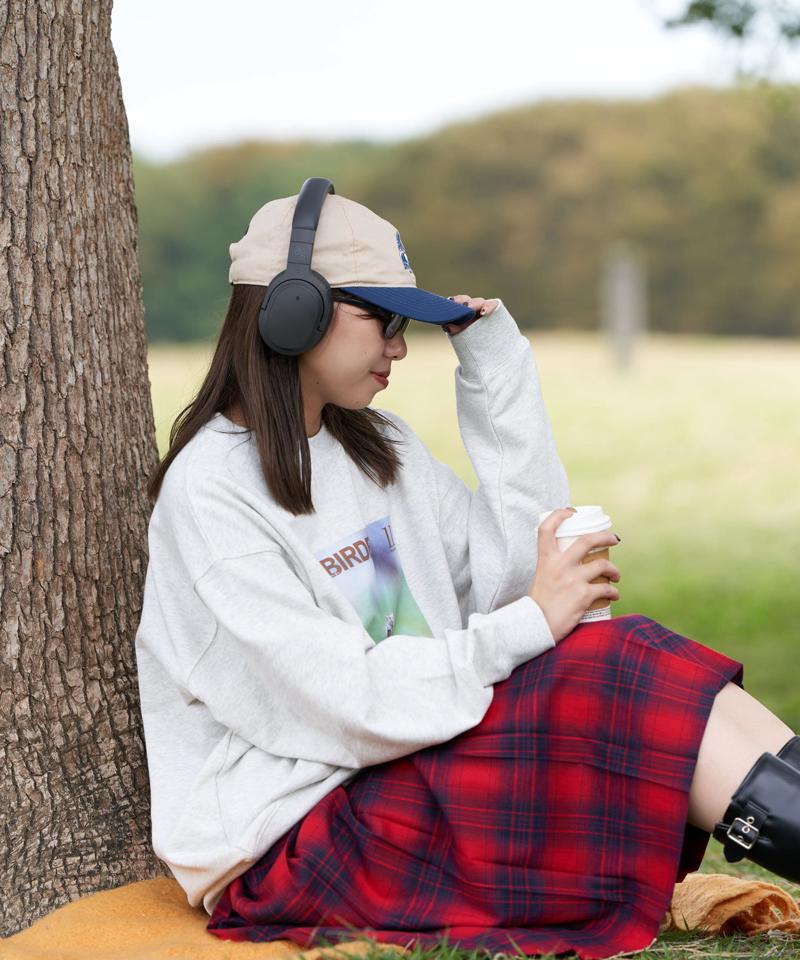 【WEB限定】【BIRDER×BIRDMANIA】バイカラー刺繍キャップ