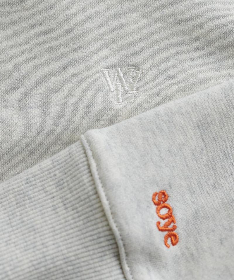 【新色追加/WEB限定】袖ロゴ刺繍ショートスウェット