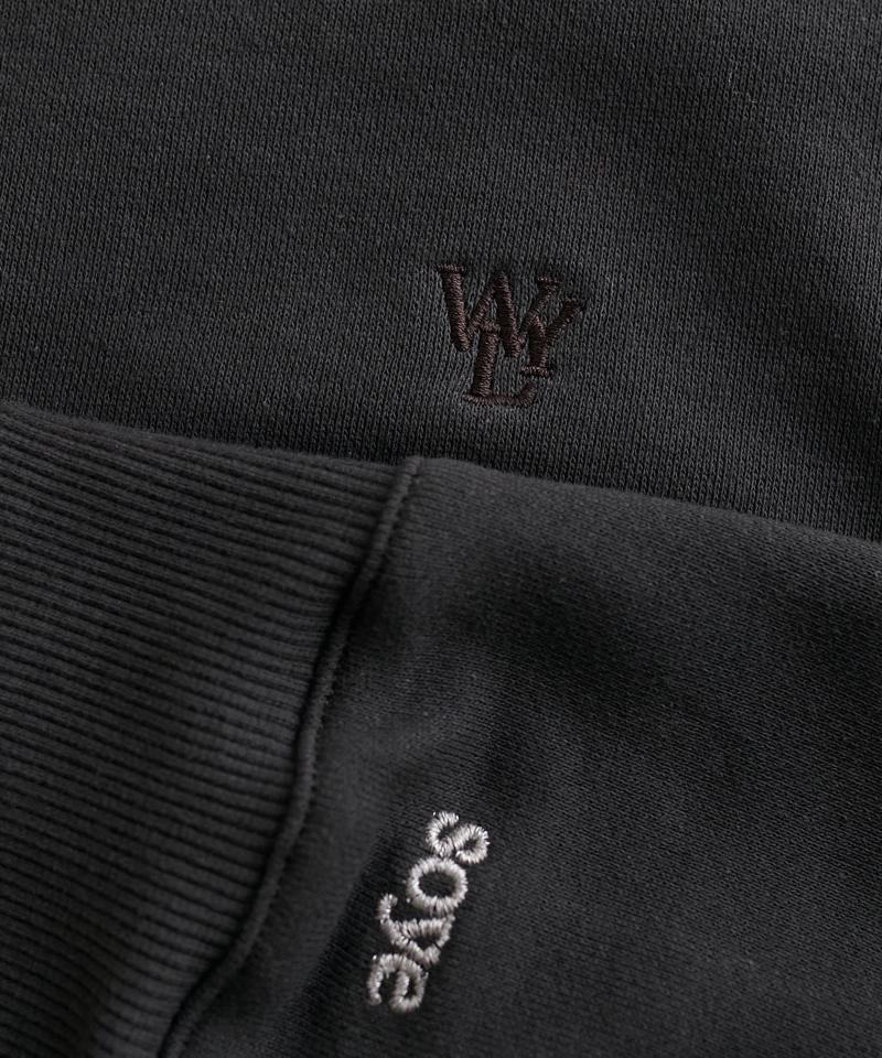 【新色追加/WEB限定】袖ロゴ刺繍ショートスウェット