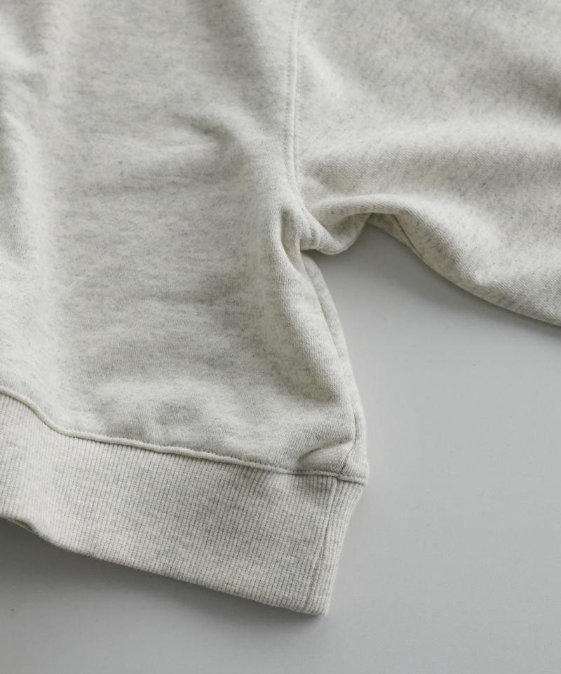 【新色追加/WEB限定】袖ロゴ刺繍ショートスウェット