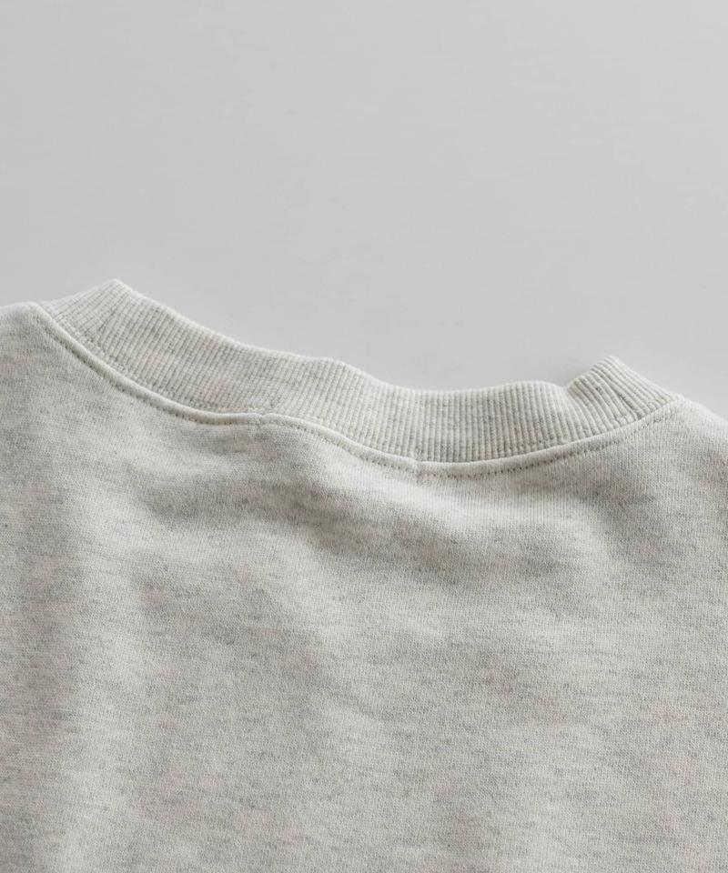 【新色追加/WEB限定】袖ロゴ刺繍ショートスウェット