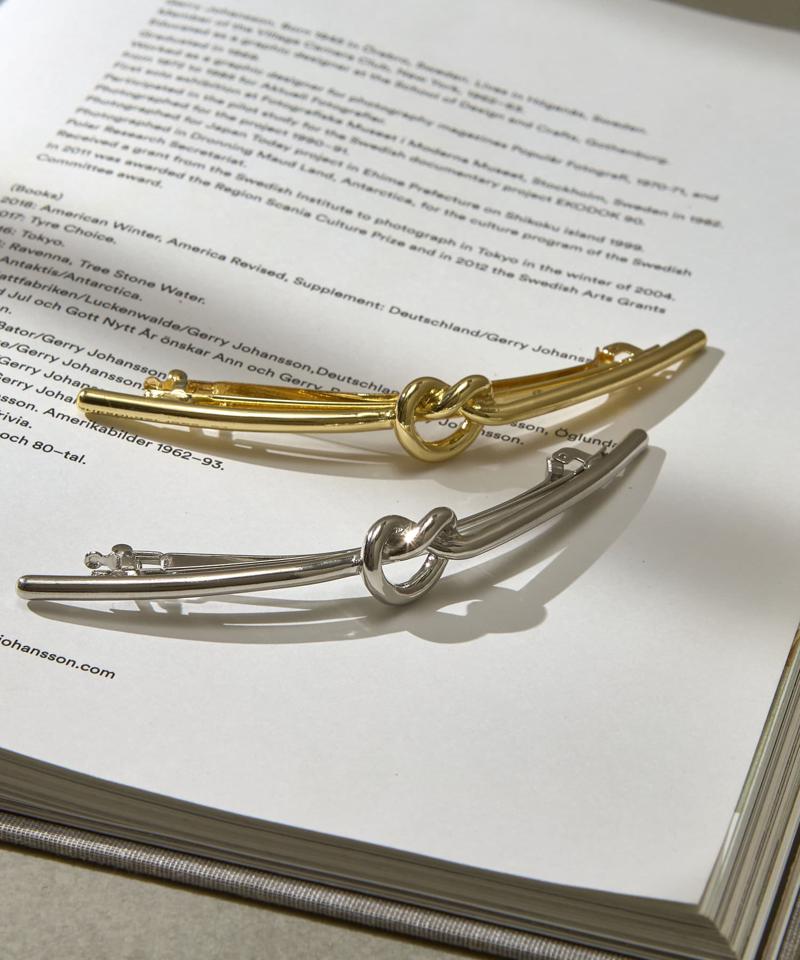 ハートメタルバレッタ