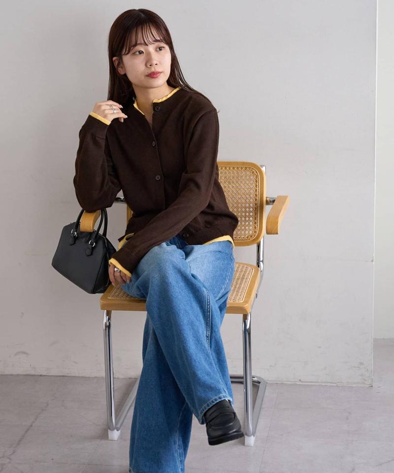 【新色追加!/WEB限定】レイヤードカーディガン