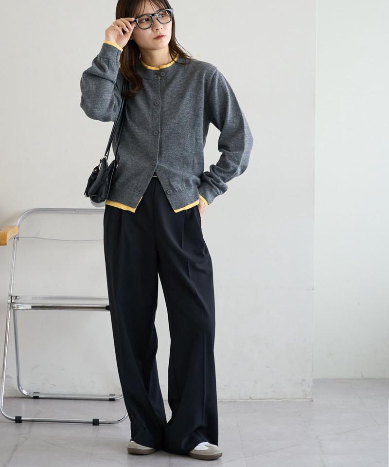 【新色追加!/WEB限定】レイヤードカーディガン