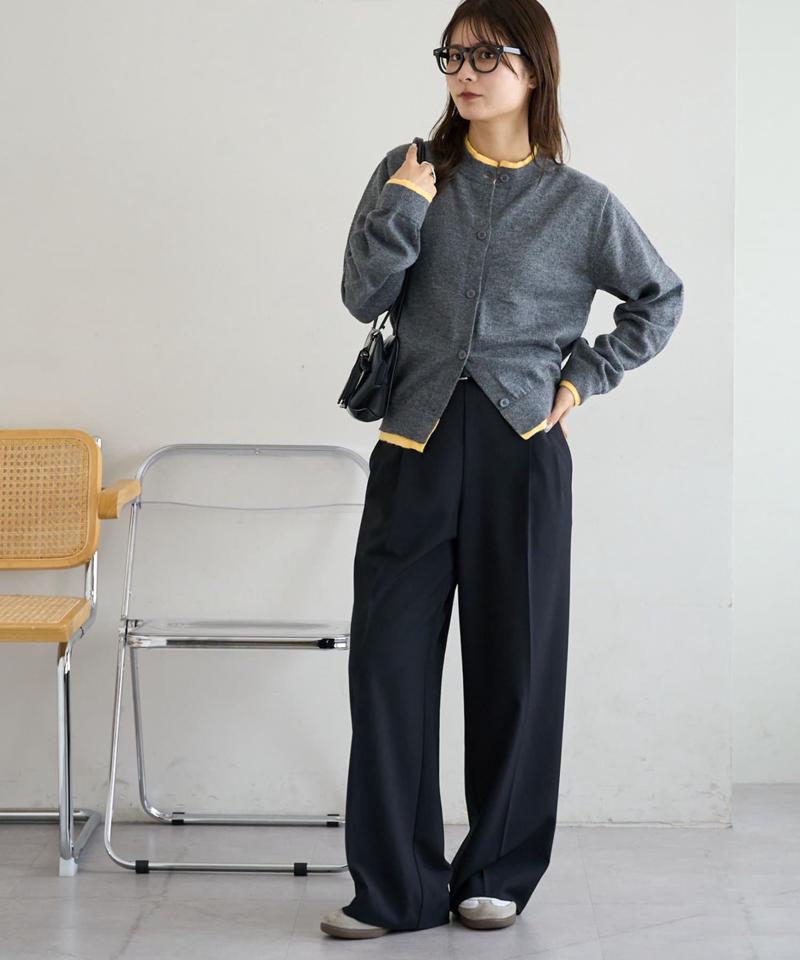 【新色追加!/WEB限定】レイヤードカーディガン