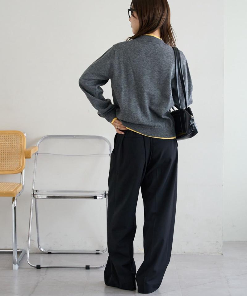 【新色追加!/WEB限定】レイヤードカーディガン