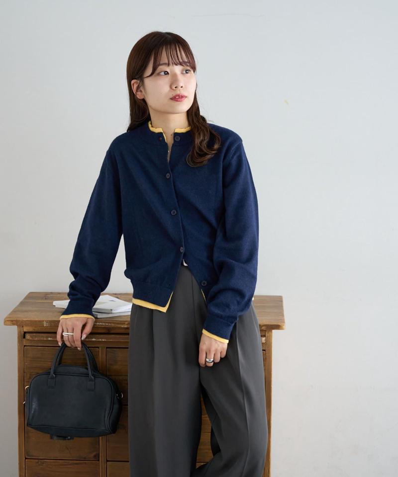 【新色追加!/WEB限定】レイヤードカーディガン