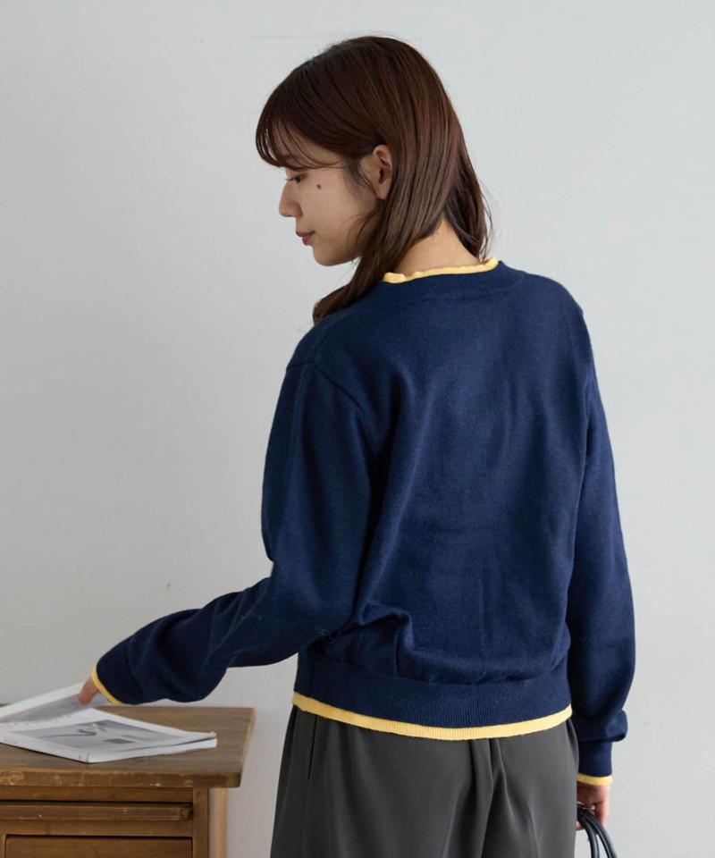 【新色追加!/WEB限定】レイヤードカーディガン