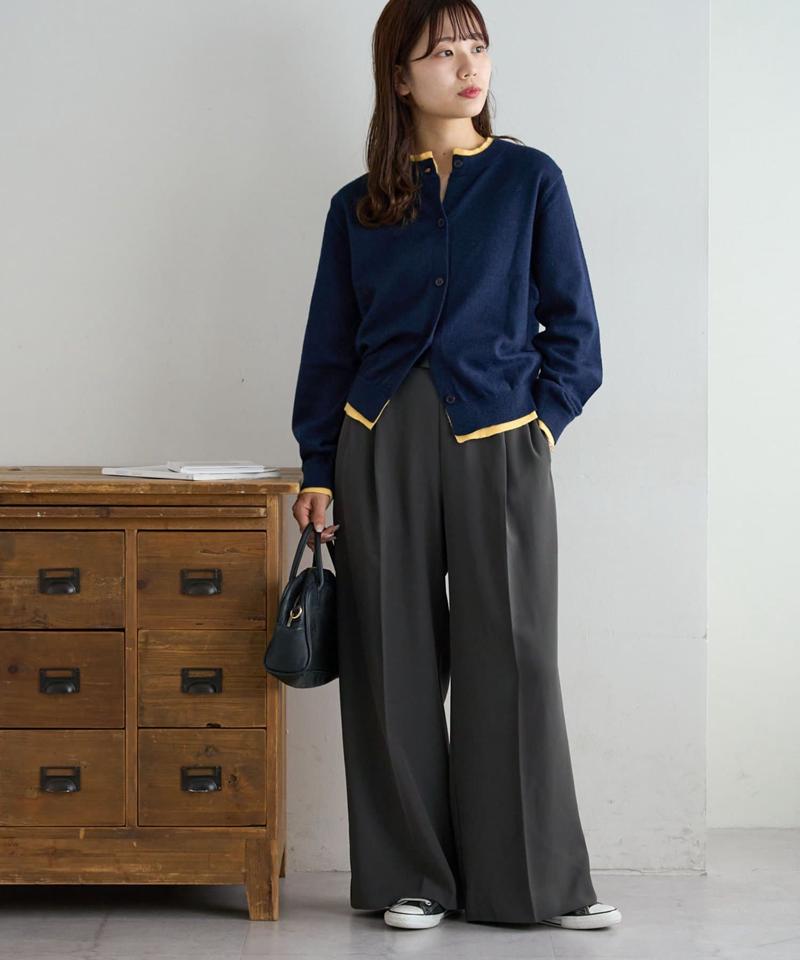 【新色追加!/WEB限定】レイヤードカーディガン