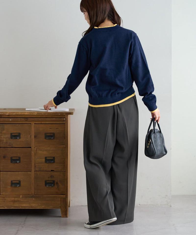 【新色追加!/WEB限定】レイヤードカーディガン