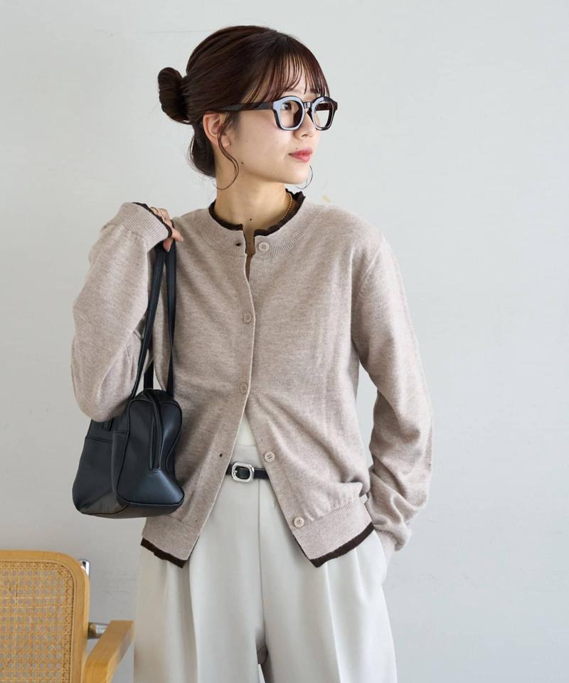 【新色追加!/WEB限定】レイヤードカーディガン