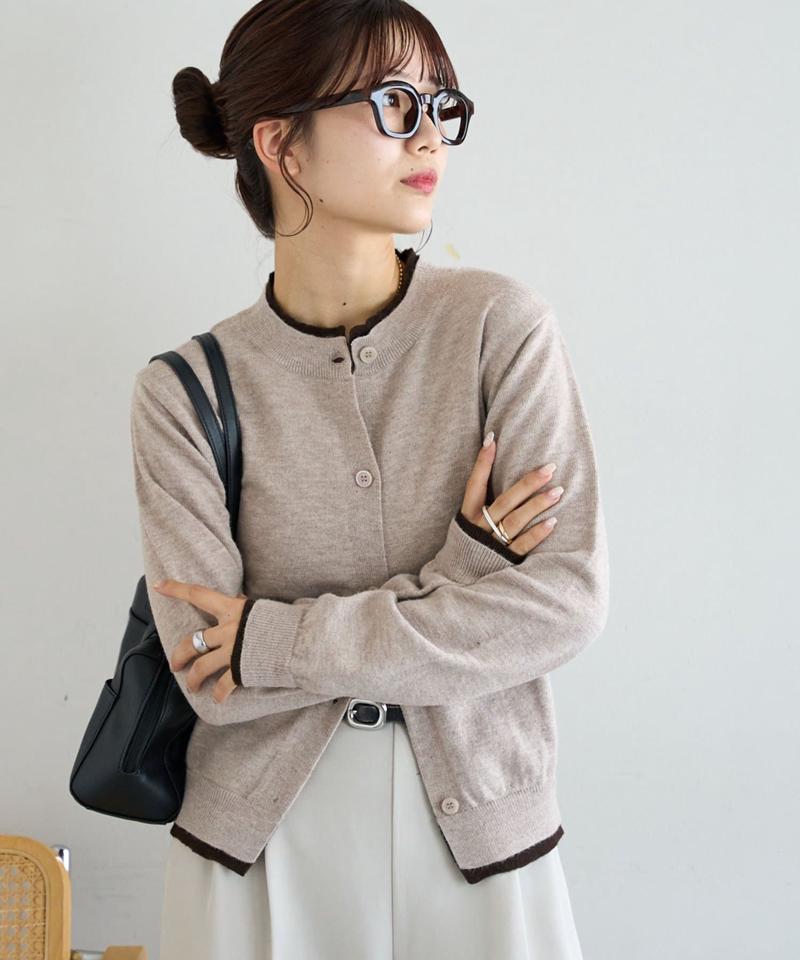 【新色追加!/WEB限定】レイヤードカーディガン