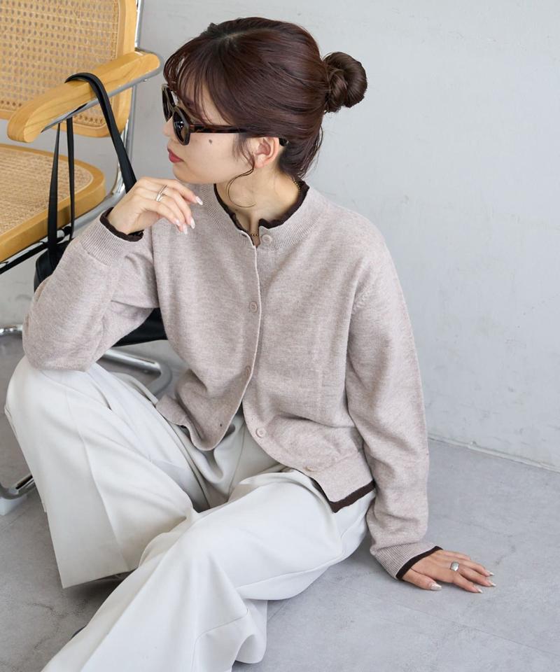 【新色追加!/WEB限定】レイヤードカーディガン