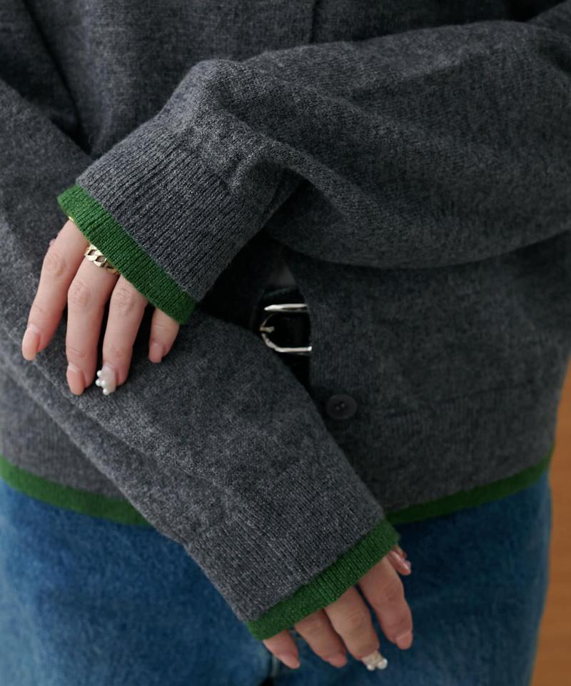 【新色追加!/WEB限定】レイヤードカーディガン