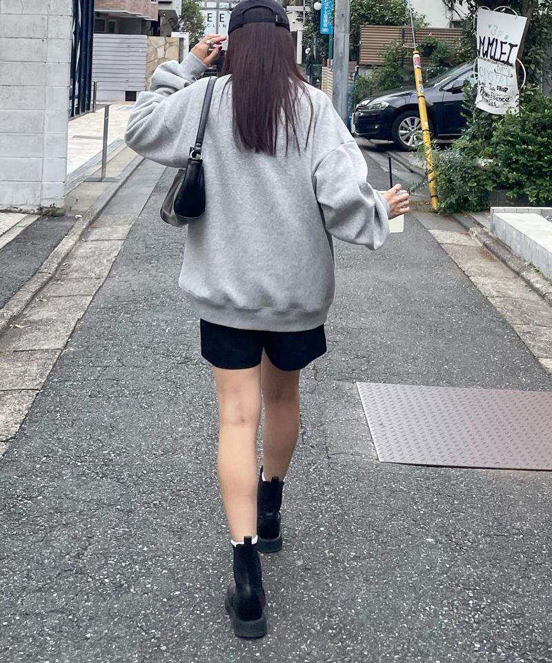 【ユニセックス】サガラワンポイント刺繍スウェット