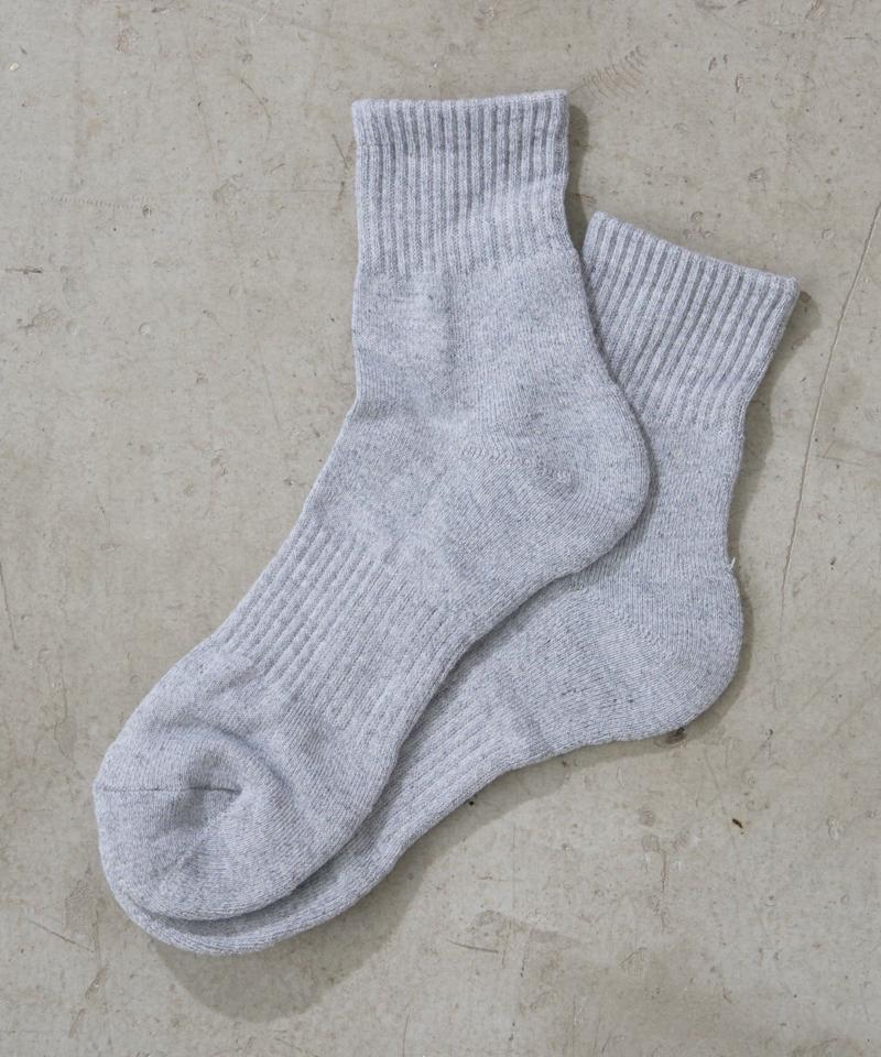 無地ショートソックス【MENS】