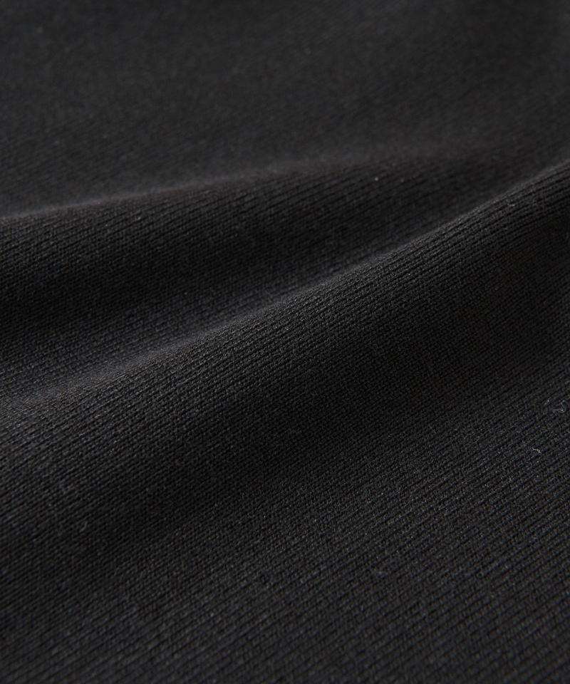 【セットアップ対応】コットンスムースラウンドヘムニット