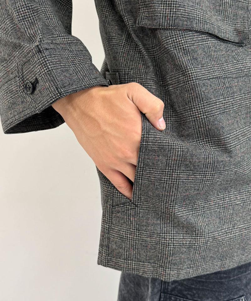 【AïE/エーアイイー】PRS Shirt - C/N/PE Heather Cloth