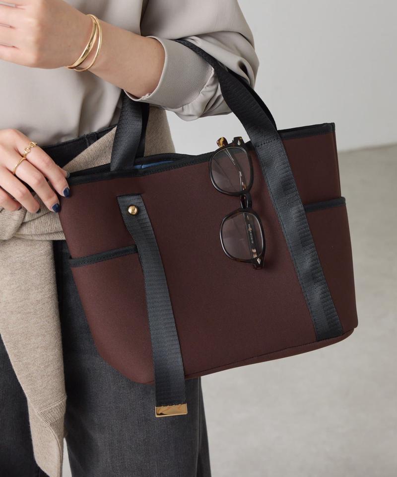 《新色登場》【PAPILLONNER/パピヨネ】ミニウエットダブルポケットトート