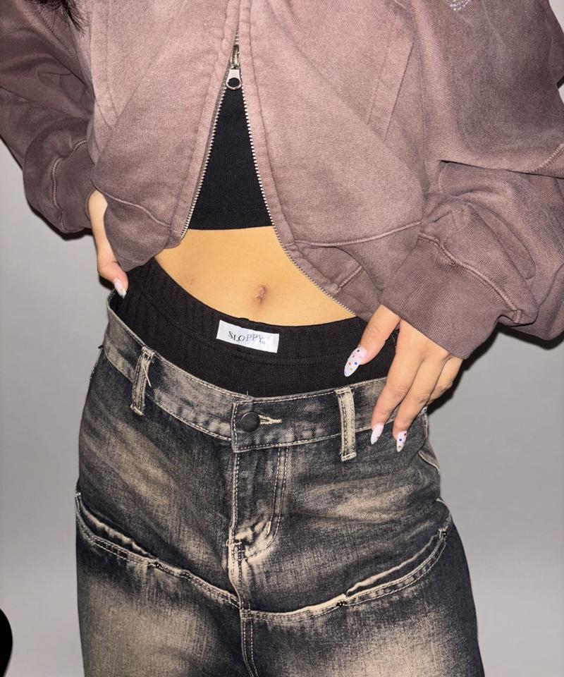 【SLOPPY/スロッピー】リブショートパンツ