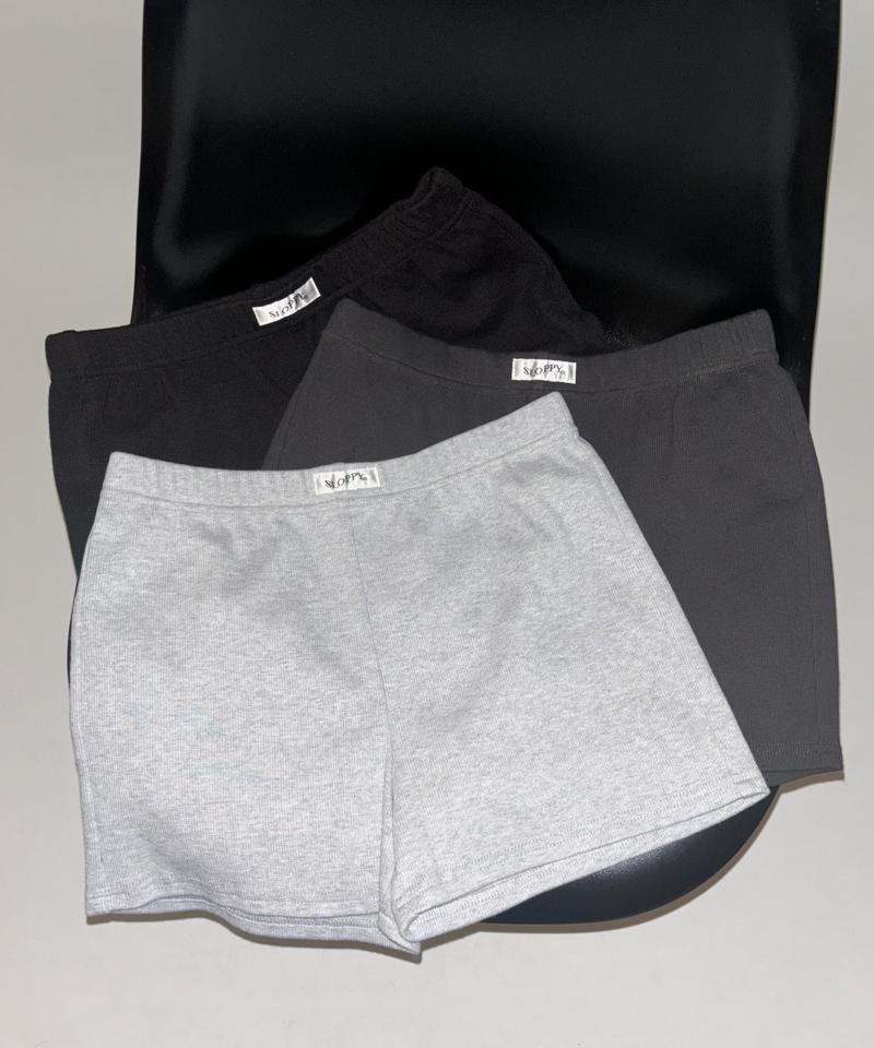 【SLOPPY/スロッピー】リブショートパンツ